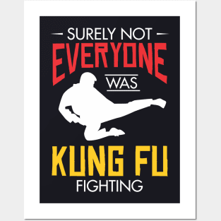 Surely not everyone was Kung Fu fighting Posters and Art